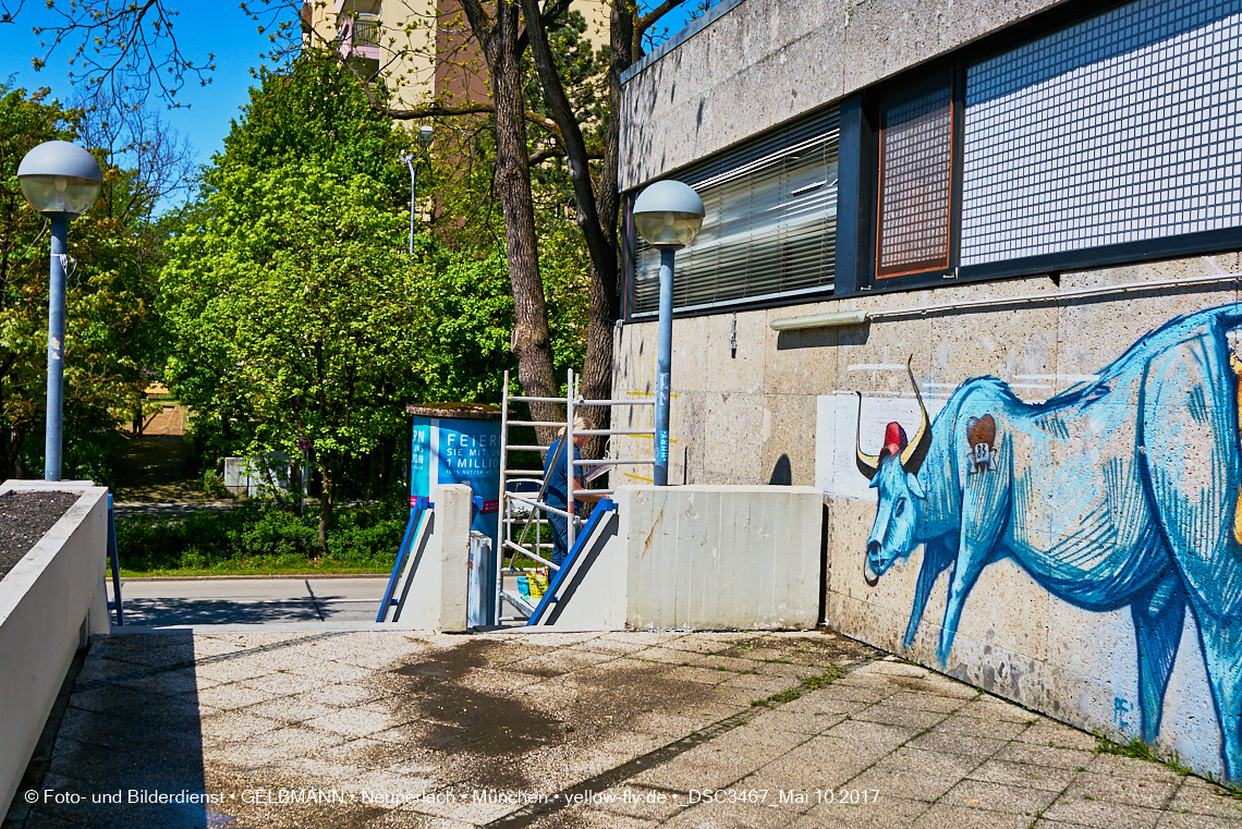 21.03.2017 - Abrissbaustelle Quiddezentrum in Neuperlach